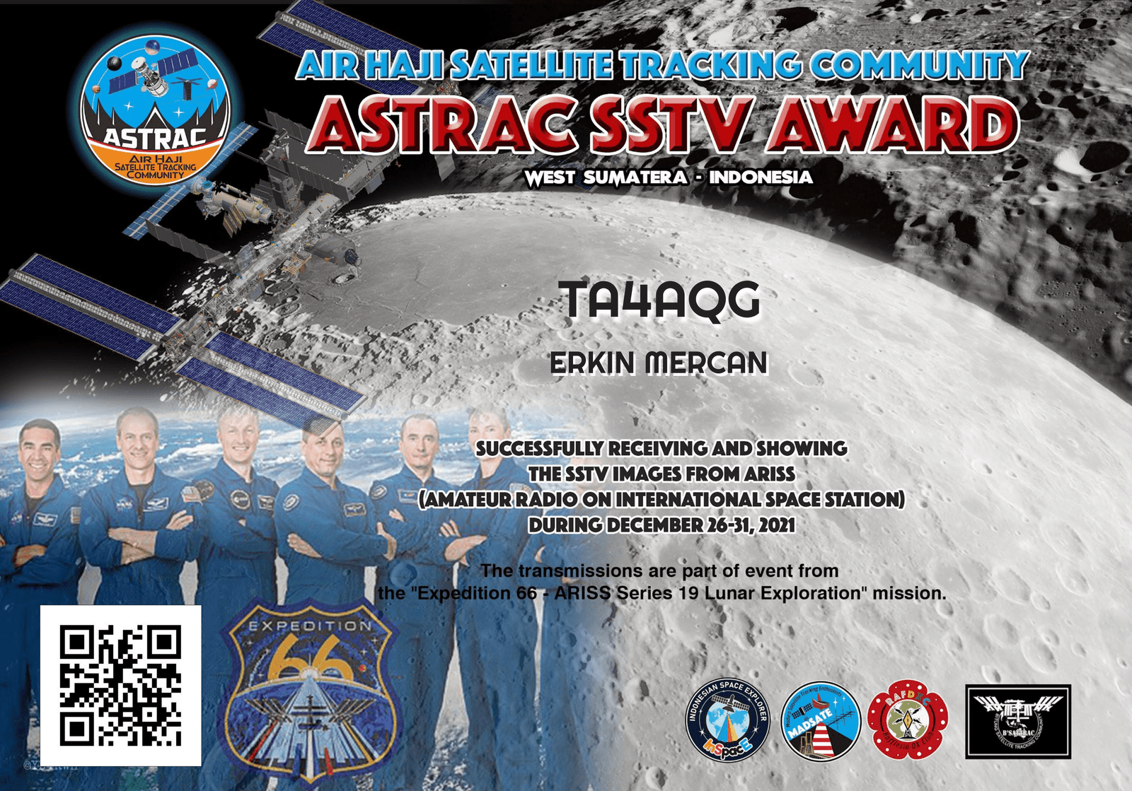 ASTRAC SSTV AWARD